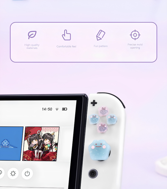 Nintendo Switch Thumb Grip & Button Cap Sets (Switch 1 / OLED)