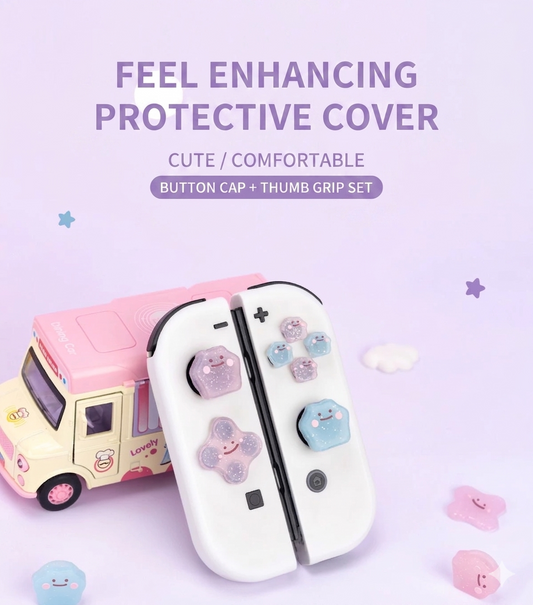 Nintendo Switch Thumb Grip & Button Cap Sets (Switch 1 / OLED)